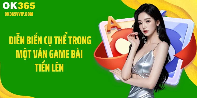 Diễn biến cụ thể trong một ván game bài tiến lên 